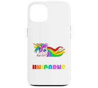 Warning May Spontaneously Start Talking About Unicorns Gift Custodia per iPhone 13