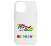 Warning May Spontaneously Start Talking About Unicorns Gift Custodia per iPhone 14