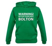 Warning Parlare Bolton - Bambini Felpa/Maglione - Calcio Squadra Love Fan Regalo