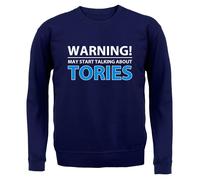 Warning Talk Tories - Felpa Per Adulti - Love Election Badenoch