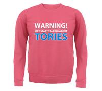 Warning Talk Tories - Felpa Per Adulti - Love Election Badenoch