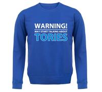 Warning Talk Tories - Felpa Per Adulti - Love Election Badenoch