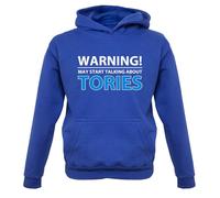 Warning Talk Tories - Felpa Per Bambini - Love Election Badenoch