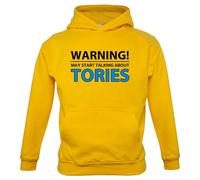 Warning Talk Tories - Felpa Per Bambini - Love Election Badenoch