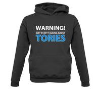 Warning Talk Tories - Felpa Per Bambini - Love Election Badenoch