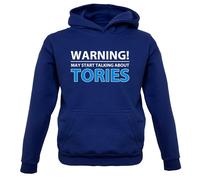 Warning Talk Tories - Felpa Per Bambini - Love Election Badenoch