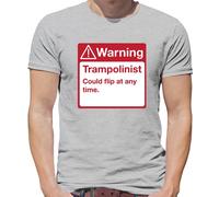 Warning Trampolinist - T-Shirt - Trampolino Flip Divertente Sport Amore