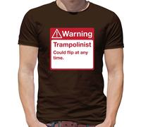 Warning Trampolinist - T-Shirt - Trampolino Flip Divertente Sport Amore