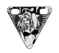 Warning Triangle for Bikes - Reflective Visibility Enhancer | Sturdy Weather-Resistant Reflector Sign, Universal Fit for Rear Mounting, Improves Rider Safety And Signal Clarity for Night Rides, Long