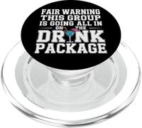 Warning We're All In On The Drink Package - PopSockets PopGrip per MagSafe