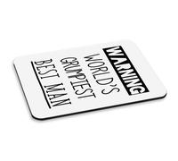 Warning World's Grumpiest Migliore Uomo PC Computer Mouse Pad Awesome Matrimonio