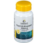 Warnke Vitalstoffe - Capsule di omega 3 da olio di pesce 500 mg 100 pz