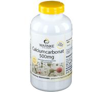 Warnke Vitalstoffe - Carbonato di calcio 500 mg 500 pz Compresse masti