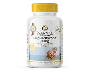 Warnke Vitalstoffe - Isoflavoni di soia 35 mg 250 pz Capsule