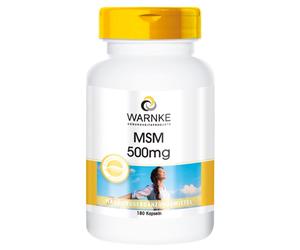 Warnke Vitalstoffe - MSM 500 mg 180 pz Capsule