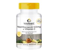 Warnke Vitalstoffe - Olio di enotera 500 mg + vitamina E 120 pz Capsul