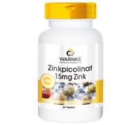 Warnke Vitalstoffe - Picolinato di zinco 15 mg di zinco 60 pz Compress