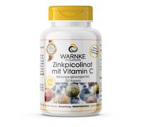 Warnke Vitalstoffe - Picolinato di zinco con vitamina C 200 pz Capsule