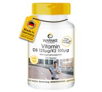 Warnke Vitalstoffe - Vitamina D3 125 µg/K2 100 µg 120 St