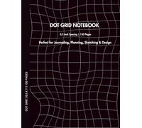 Warp Grid Dot Notebook: 0.2" Dot Grid Spacing | 8.5 x 11 in | 150 Pages - For Journaling, Sketching, Planning & More