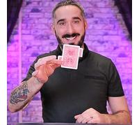 WARPZAG Magic Tricks Classic Card Warp - Carta autografata da poke magia, primo piano, illusioni, espedienti, mentalismo, puntelli