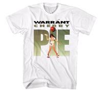 Warrant Cherry Pie 2 T-Shirt Manica Corta Girocollo Cotone Bianco