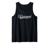 Warrant Vintage Inspired Throwback Style Varsity Classic Canotta
