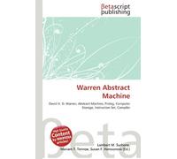 Warren Abstract Machine: David H. D. Warren, Abstract Machine, Prolog, Computer Storage, Instruction Set, Compiler