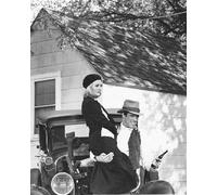 Warren Beatty Come Clyde Barrow, Faye Poster Stampa 24x20"