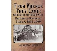 Warren C Hope From Whence They Came (Tascabile)