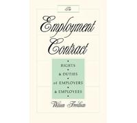Warren Freedman The Employment Contract (Copertina rigida)