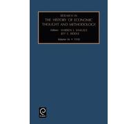 Warren J. Samue Research in the History of Economic Thought a (Copertina rigida)