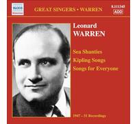 Warren Leonard - Sea Shanties, Kipling Songs, Song F