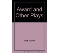 Warren Manzi The Award and Other Plays (Tascabile)