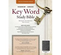 Warren Patrick Bake Hebrew-Greek Key Word Study Bible-ES (Rilegato in ecopelle)