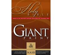 Giant Print Handy-Size Bible-NASB (Rilegato in ecopelle)