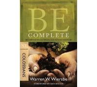 Warren W. Wiersbe Be Complete - Colossians (Tascabile) Be Series Commentary
