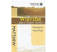 Warren W. Wiersbe Matthew (Tascabile) Wiersbe Bible Study Series