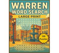 Warren Word Search: Pennsylvania Word Search Book, 100 Large Print Puzzles 8.5x11, Word Search Learning