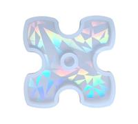 WARRIOO Stampo in silicone per ornamenti a punta delle dita, stampo in resina epossidica, adatto per colata in resina, 6,5 cm, silicone, senza pietre preziose