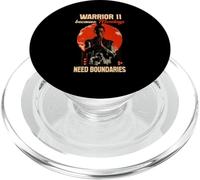 WARRIOR BECAUSE MONDAYS NEED BOUNDARIES PopSockets PopGrip per MagSafe