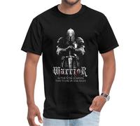 Warrior Better to Die Standing Than to Live on Your Knees Men T Shirts Black 3XL