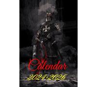 WARRIOR CALENDAR / calendar with notebook for three years. 2024 2025 2026 120 pages. For everyone, for women, for men, for kids. Day schedule.