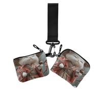 Warrior Cat Strikes Custodie per carte da donna Portamonete Porta Carte Piccolo Portatile Organizer Borsa con Portachiavi per Donna 2 Pz, guerriero Cat scioperi, 1 size, Casual