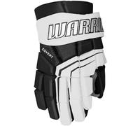Warrior Covert QR7 T - Guanti da hockey su ghiaccio, per bambini, 30 cm, colore: nero/bianco