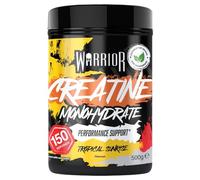 Warrior Creatina Monoidrata Micronizzata in Polvere 500g - Integratore Puro al 100% per Forza, Resistenza e Recupero Muscolare - Creatina Ultra Premium Senza Additivi (Tropical Sunrise)