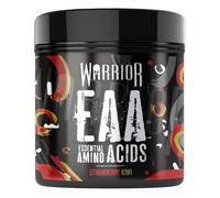 Warrior EAA Aminoacidi in Polvere 360 g - 9 Aminoacidi Essenziali per Recupero e Supporto Muscolare, Integratore Intra-Allenamento (Fragola e Kiwi)