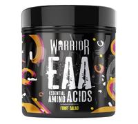 Warrior EAA - aminoacidi in polvere da 360 g - 9 aminoacidi essenziali - idratazione - Integratore alimentare per il recupero e il supporto muscolare (leucina, destrina) 30 Porzioni (Fruit Salad)