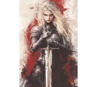 Warrior Queen Notebook: Blank Lined Notebook for All Ages, Warrior, Queen, Knight, Anime | 6x9 inches, 110 pages | Gifts for Birthdays, Christmas, Thanksgiving and more