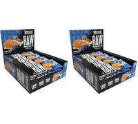 Warrior Raw Protein Flapjack - Barrette Proteiche ad Alto Contenuto di Fibre e Proteine, Basso Zucchero, Spuntino Energetico (Honey Berry) (Confezione da 2)